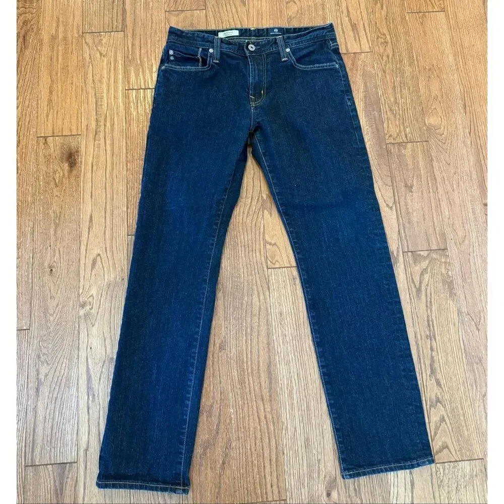 AG the Graduate tailored leg dark wash jeans size 32x32